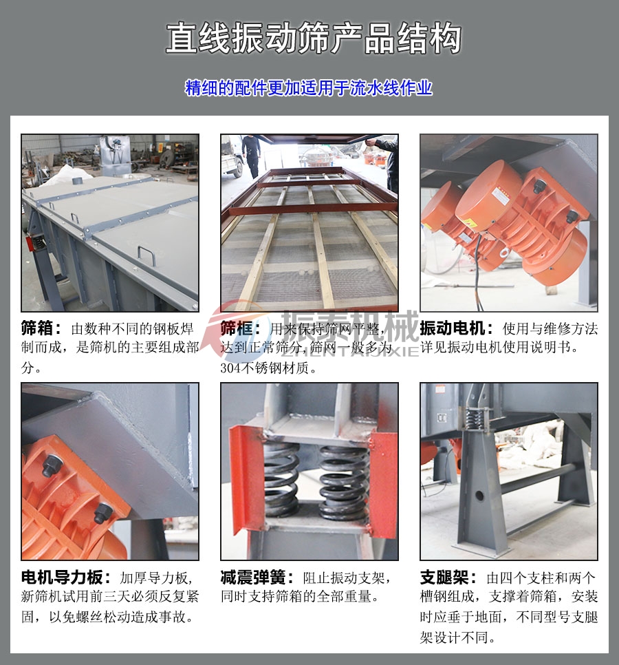 電解質(zhì)破碎料直線振動(dòng)篩細(xì)節(jié)說(shuō)明